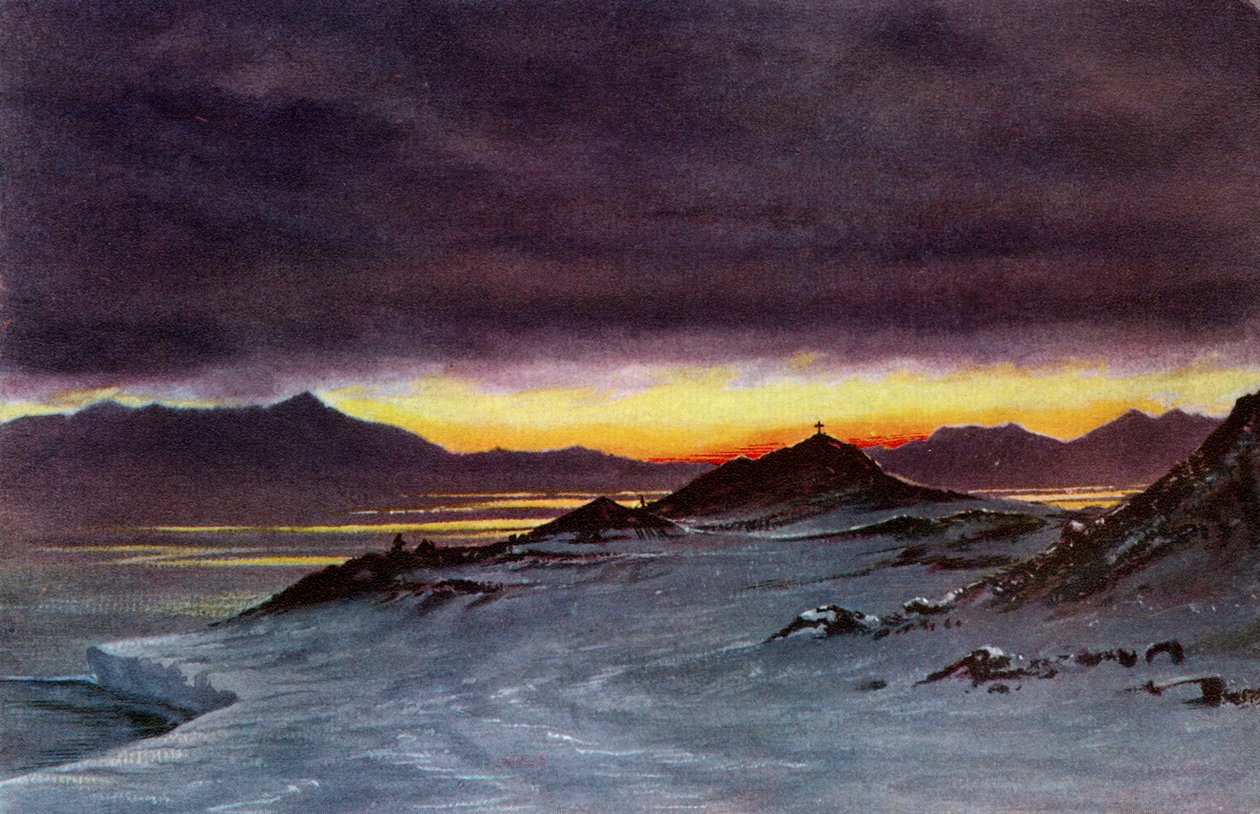 Hut Point, 1911. március 27. éjfél, 1913 alkotó: Charles Edward Wilson