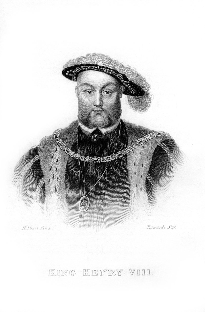 Henrik VIII, 19. század. alkotó: Edwards