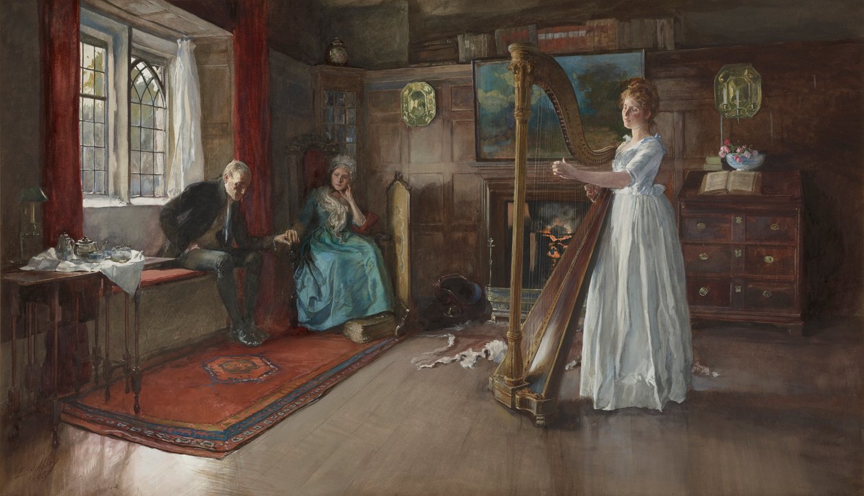 Egy régi dal alkotó: Edwin Austin Abbey