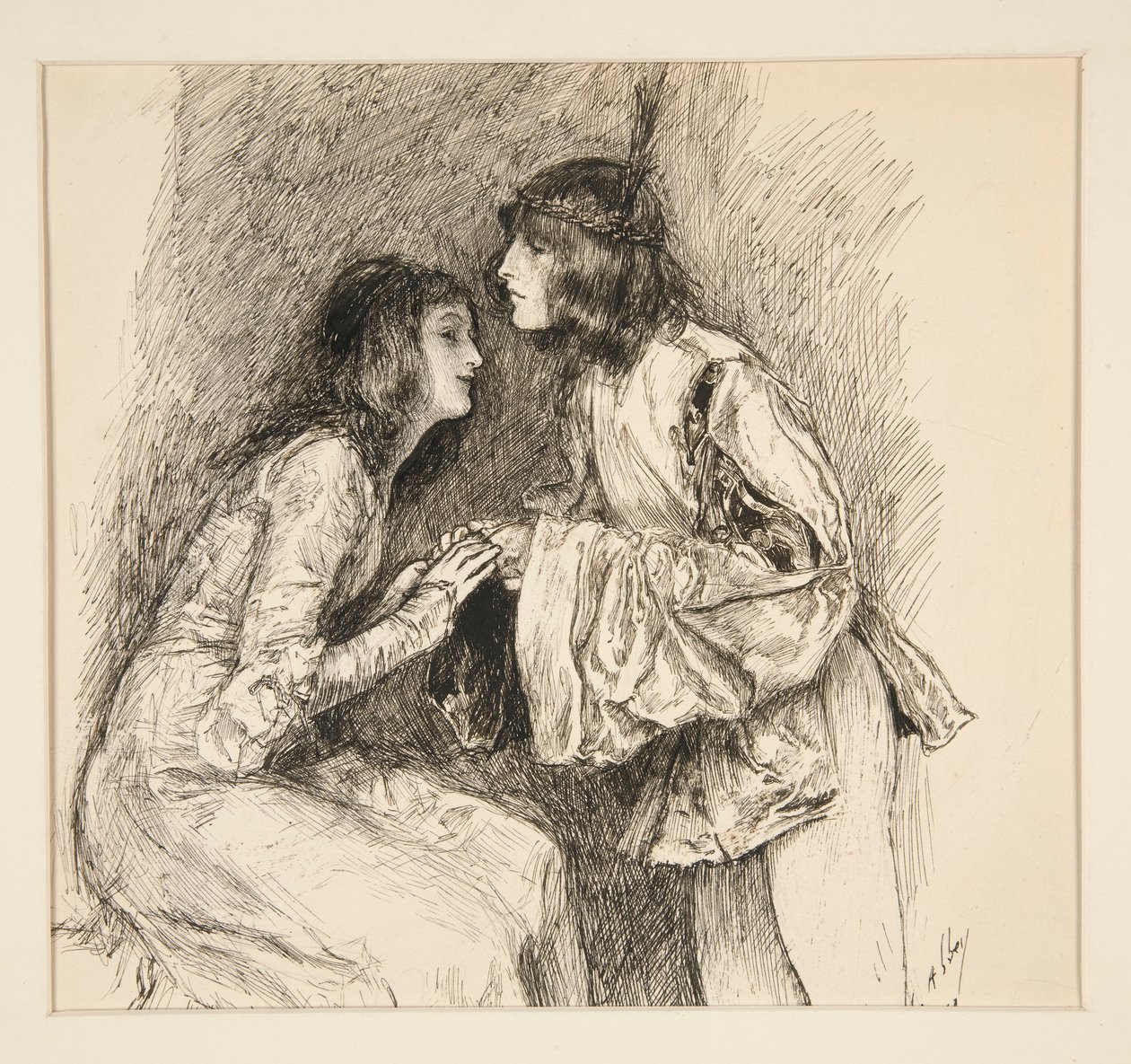 Bassano: alkotó: Edwin Austin Abbey