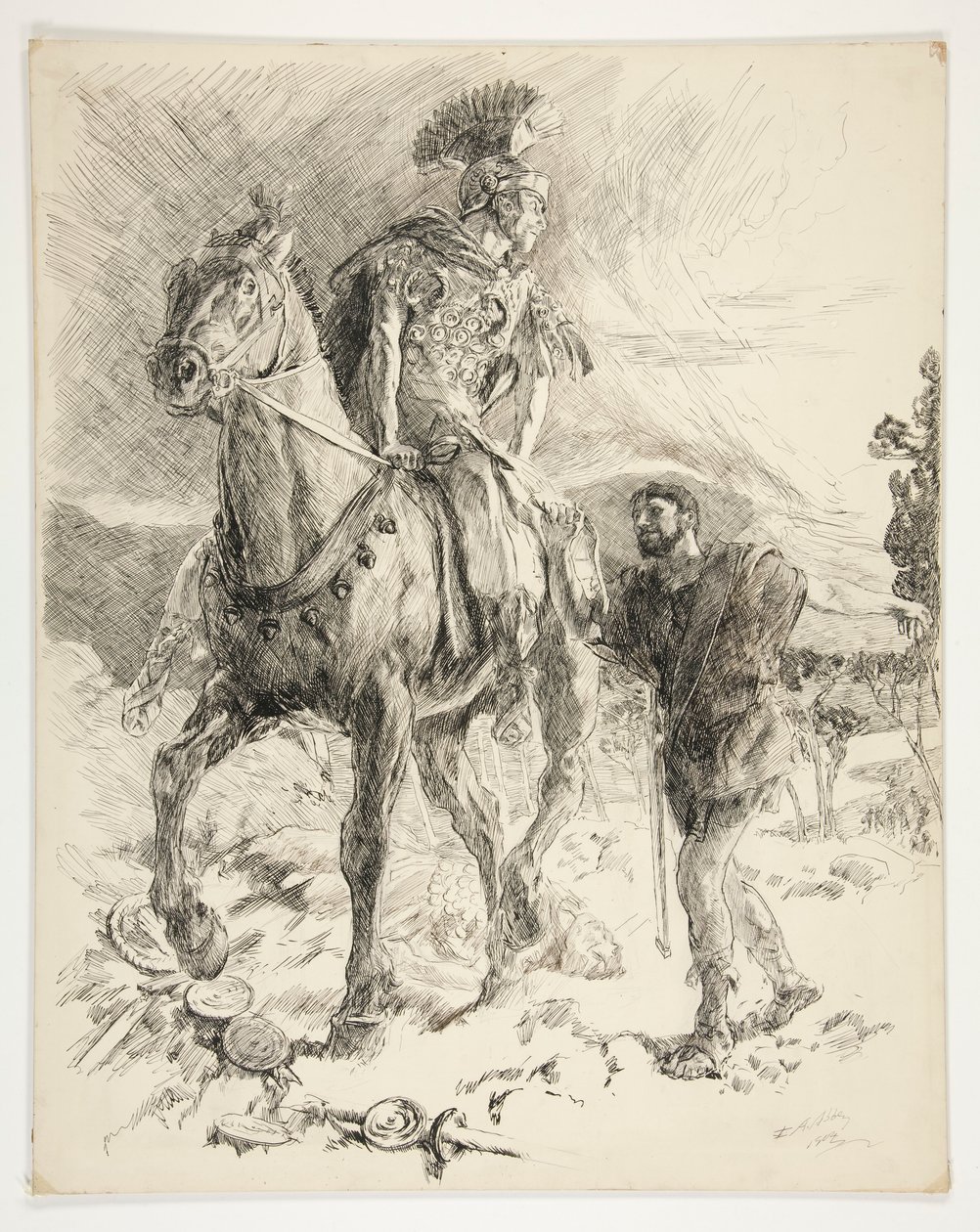 Cassius: alkotó: Edwin Austin Abbey
