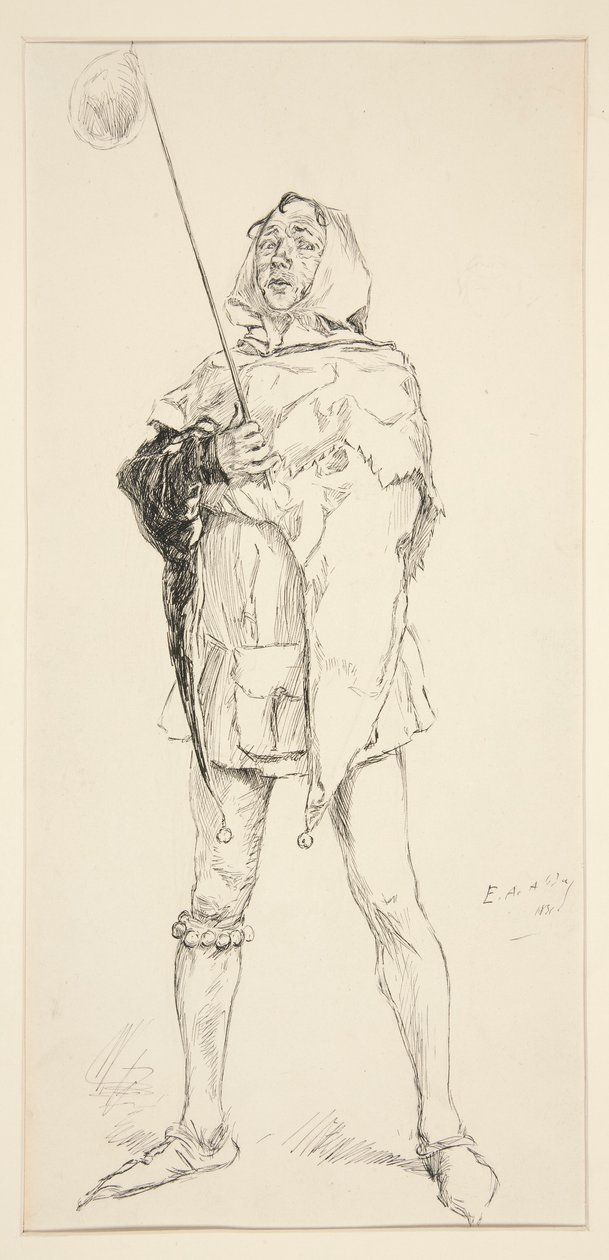 Bohóc: alkotó: Edwin Austin Abbey