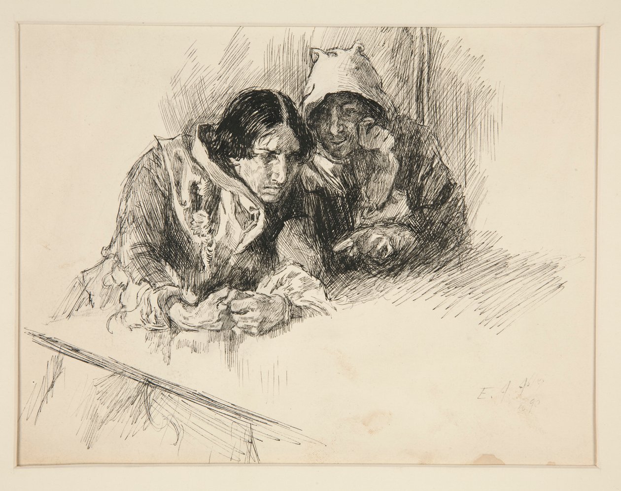 Don John: alkotó: Edwin Austin Abbey