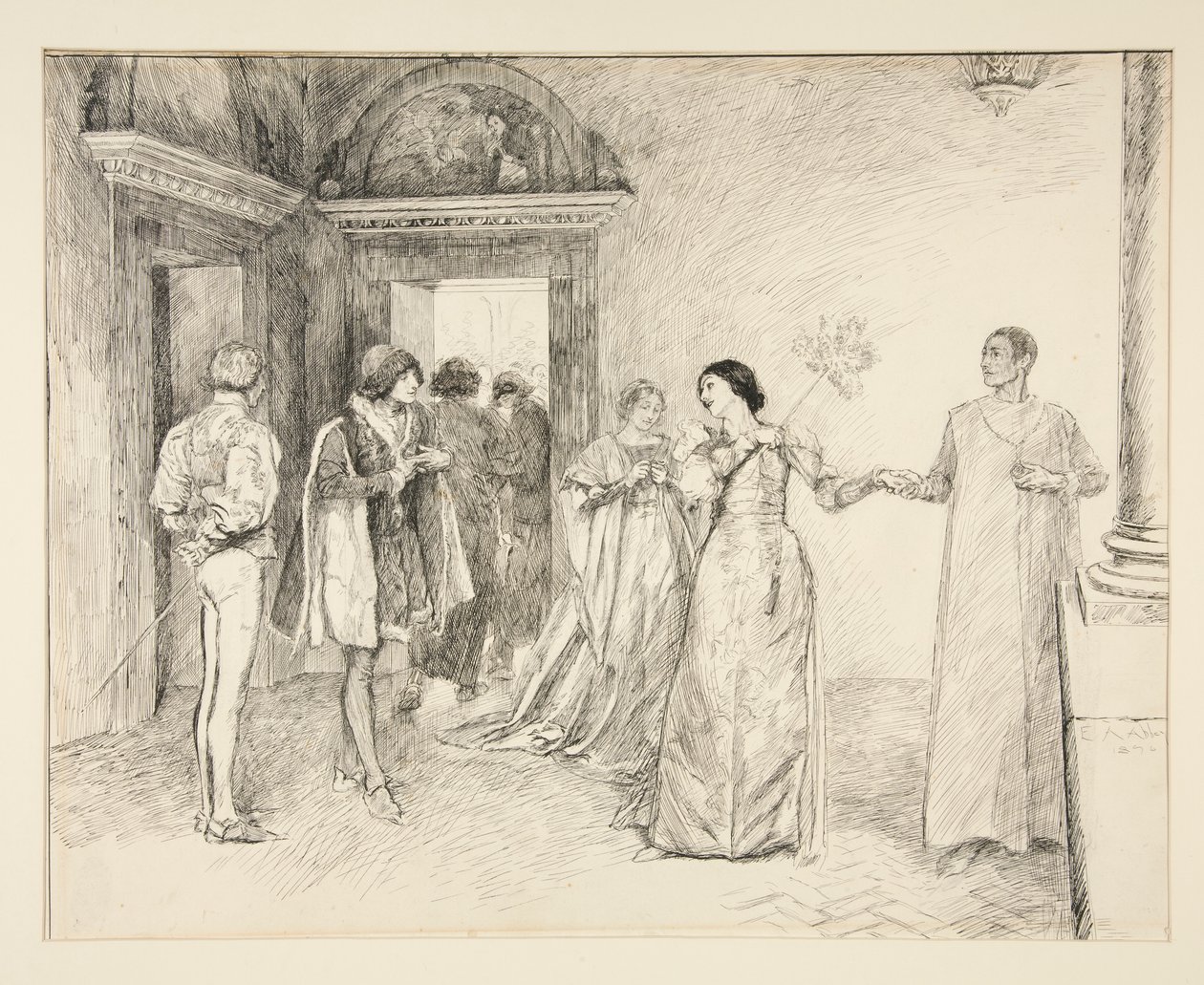 Pedro úr: alkotó: Edwin Austin Abbey