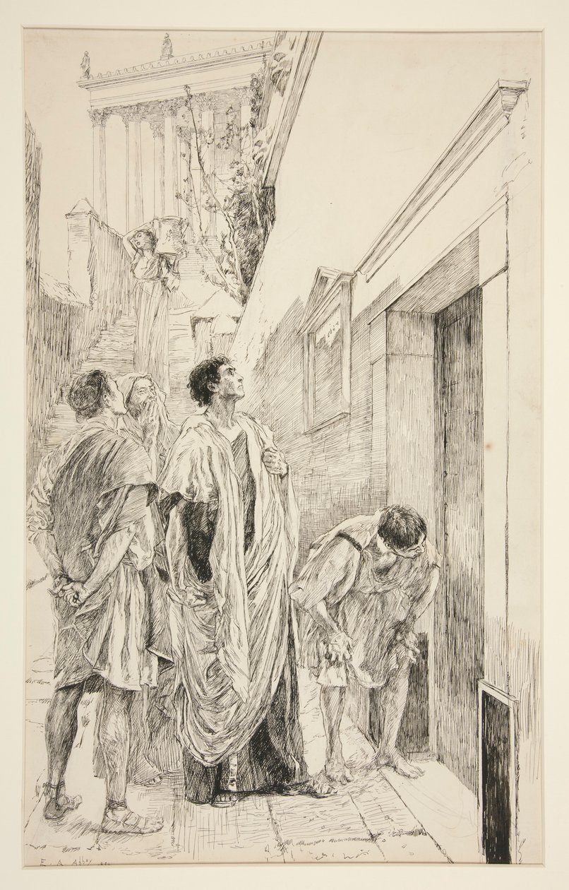 Ephesus útja: alkotó: Edwin Austin Abbey
