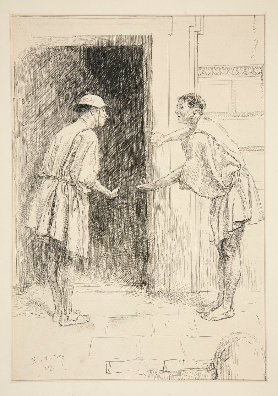 Ephesus útja: alkotó: Edwin Austin Abbey
