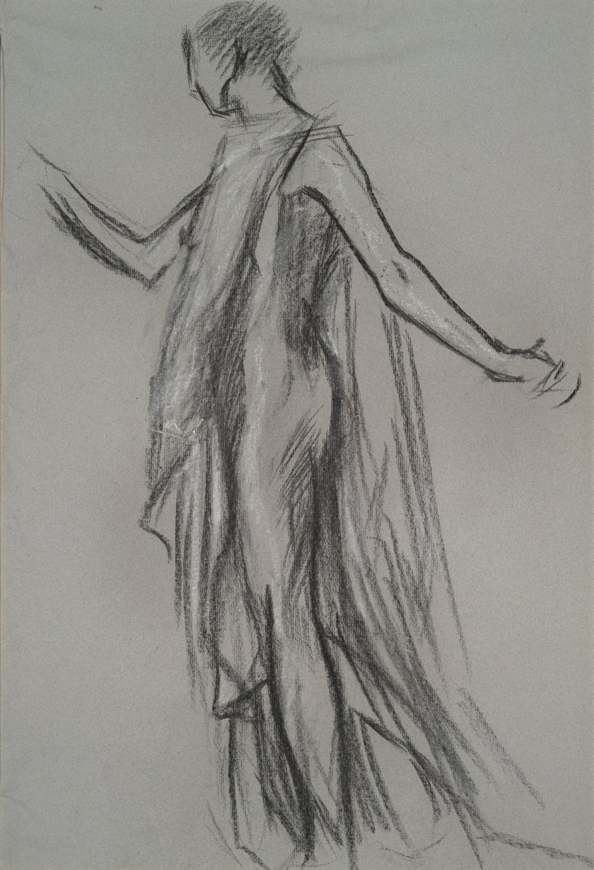 Korai alaktanulmány a alkotó: Edwin Austin Abbey