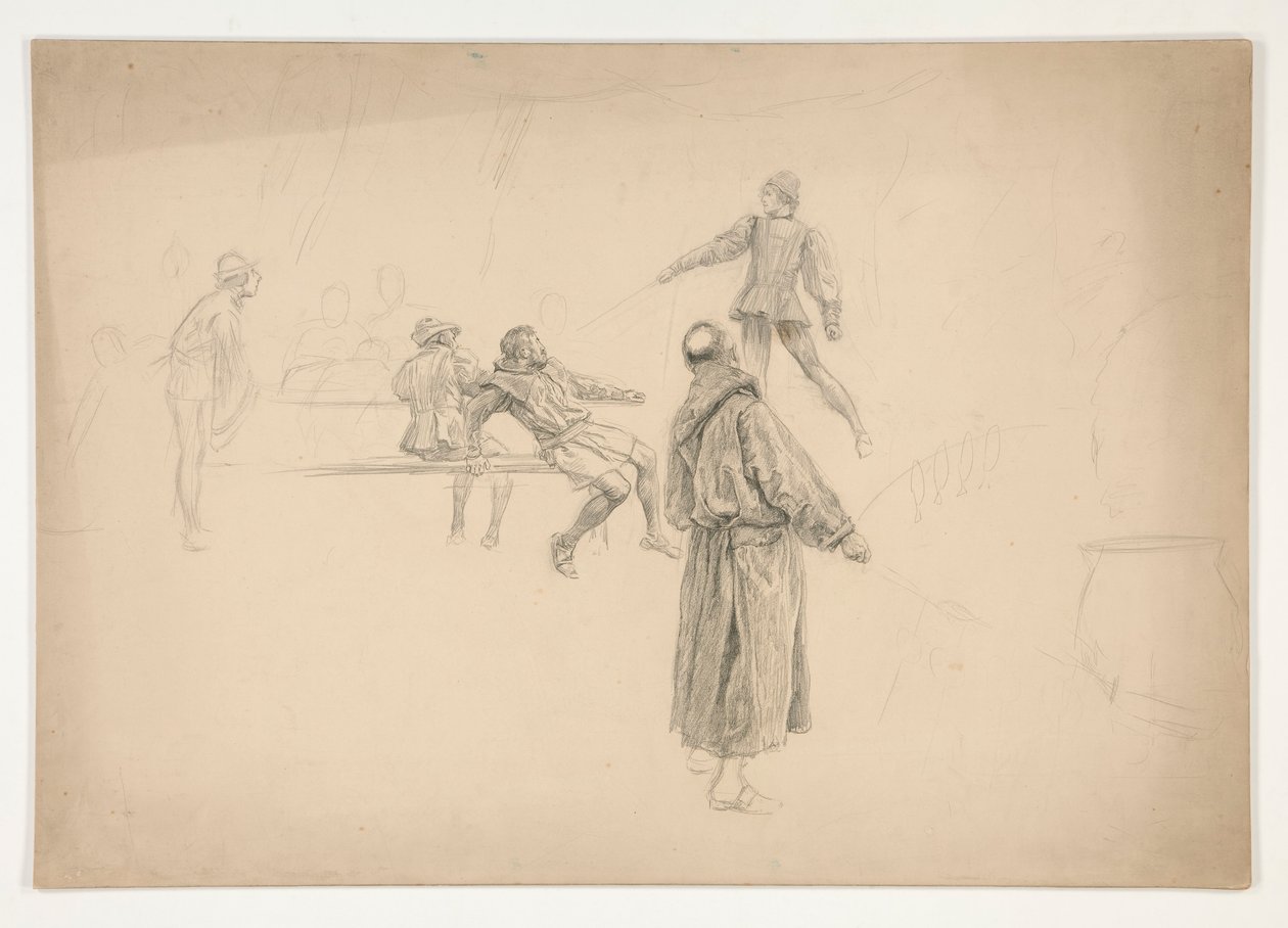 Ábrarajz alkotó: Edwin Austin Abbey