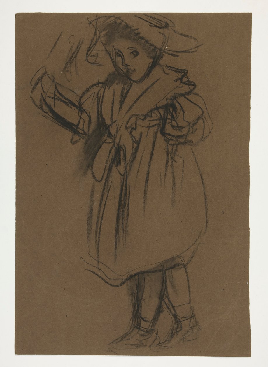 ábra tanulmány a alkotó: Edwin Austin Abbey