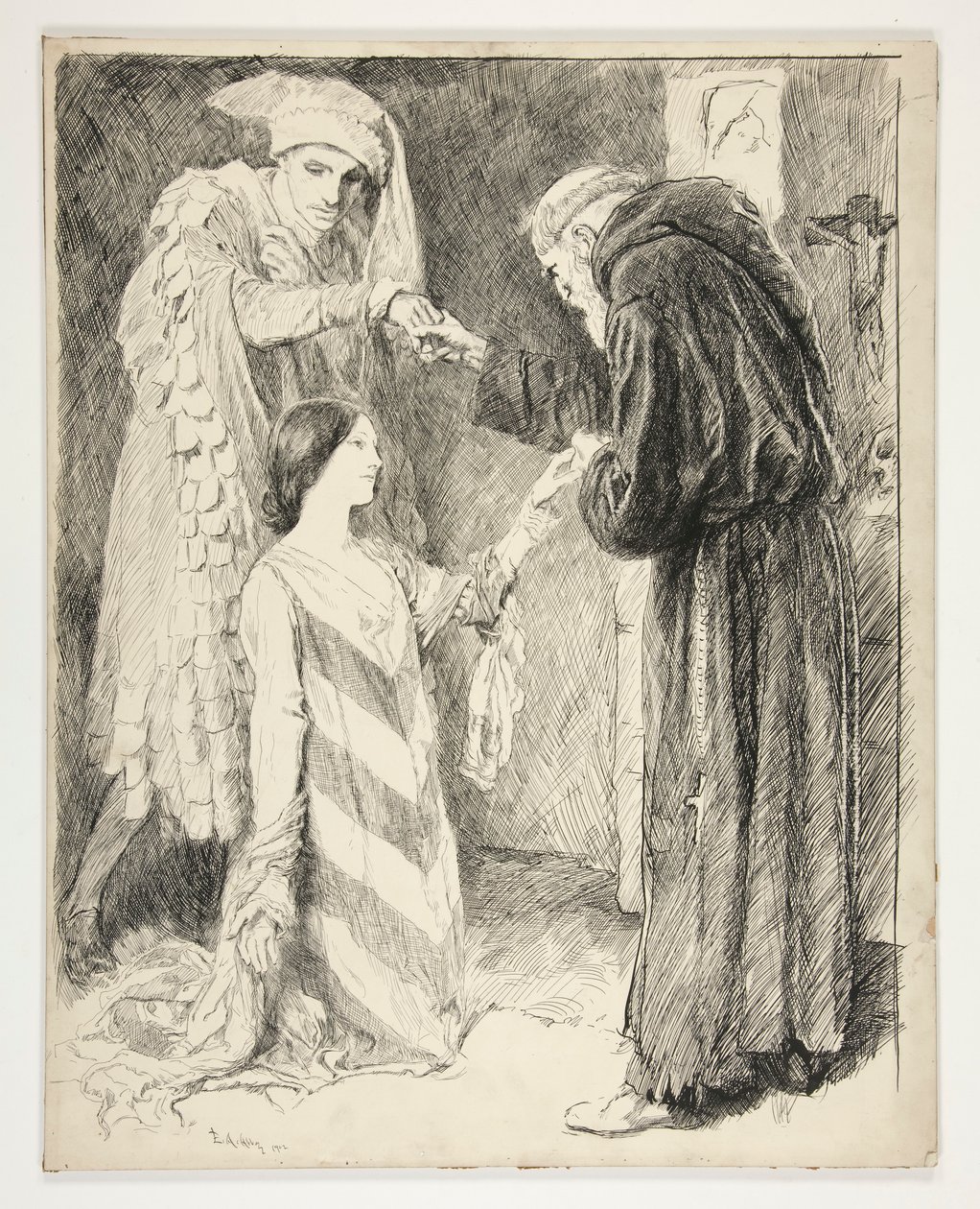 Laurence barát: alkotó: Edwin Austin Abbey