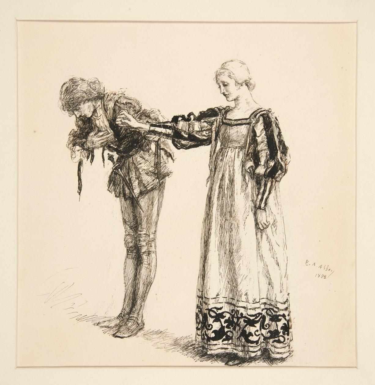 Gratian: alkotó: Edwin Austin Abbey