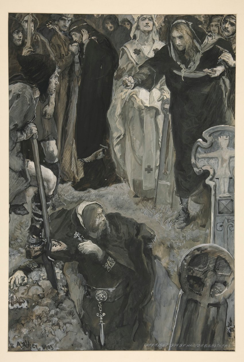 Hamlet: alkotó: Edwin Austin Abbey