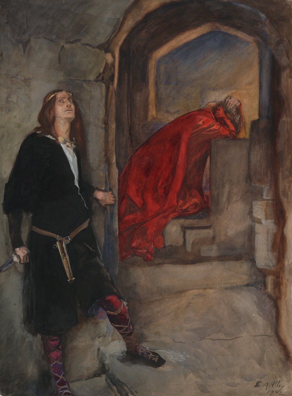 Hamlet: alkotó: Edwin Austin Abbey