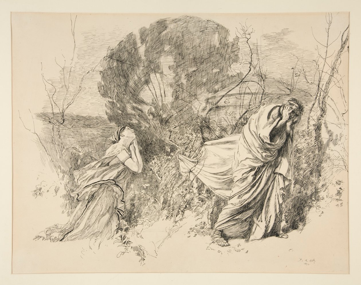 Helena: alkotó: Edwin Austin Abbey