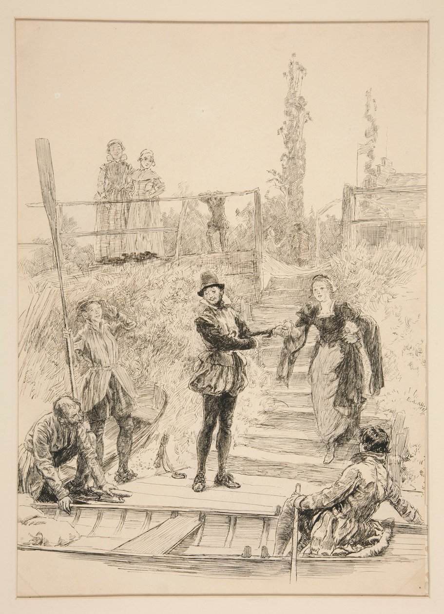 Illusztráció ehhez alkotó: Edwin Austin Abbey