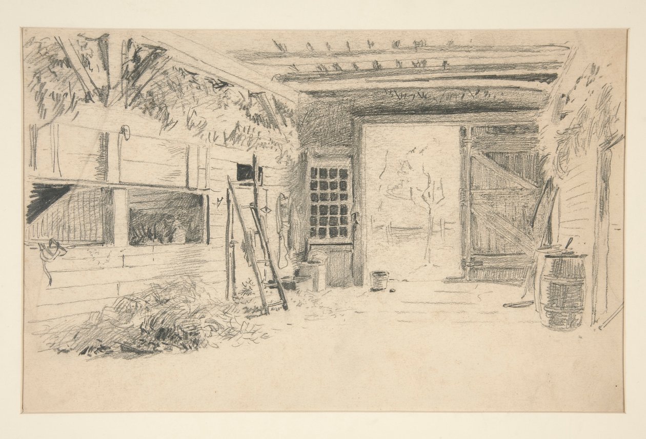 Belső tanulmány alkotó: Edwin Austin Abbey