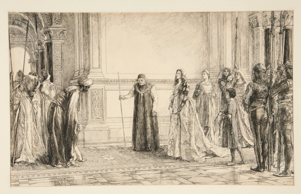 Marokkó hercege: alkotó: Edwin Austin Abbey