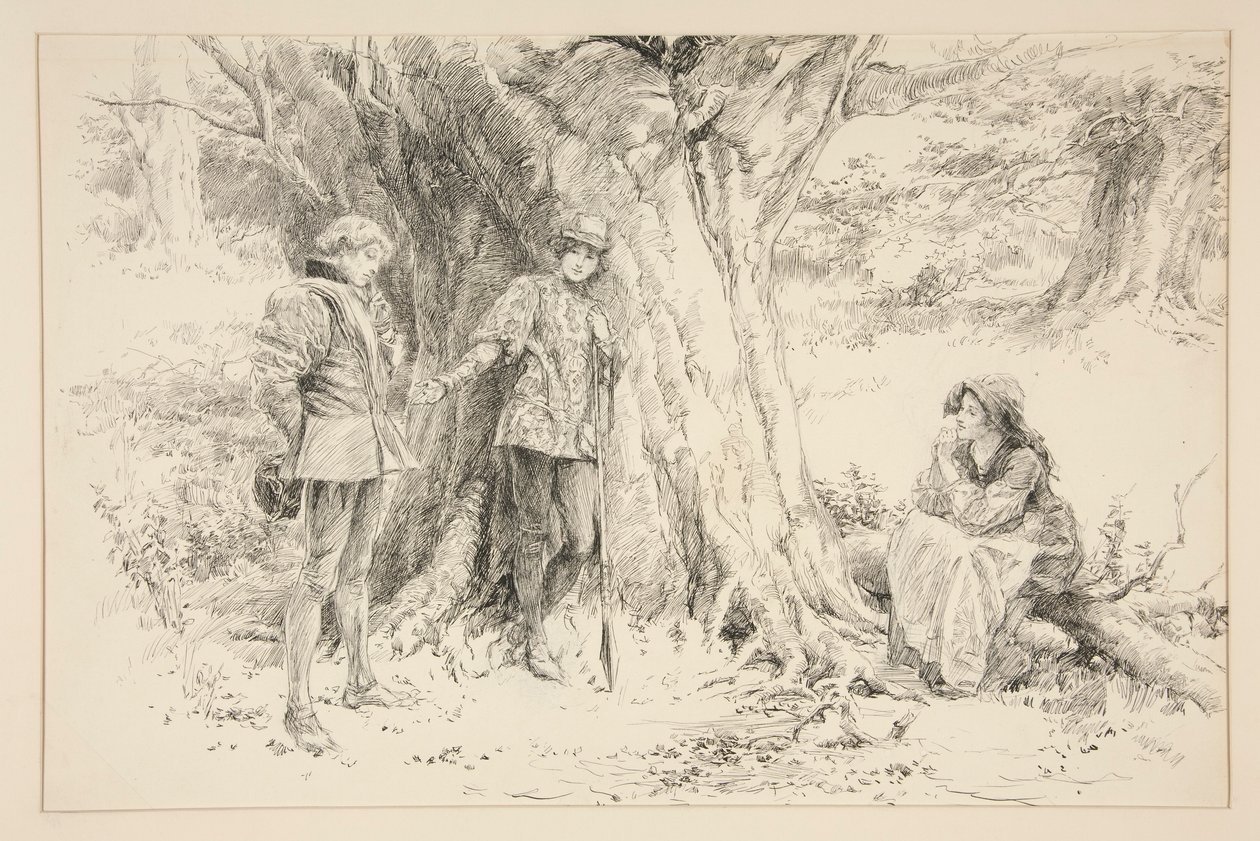 Rosalind: alkotó: Edwin Austin Abbey