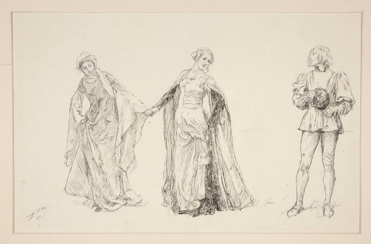 Rosalind: alkotó: Edwin Austin Abbey