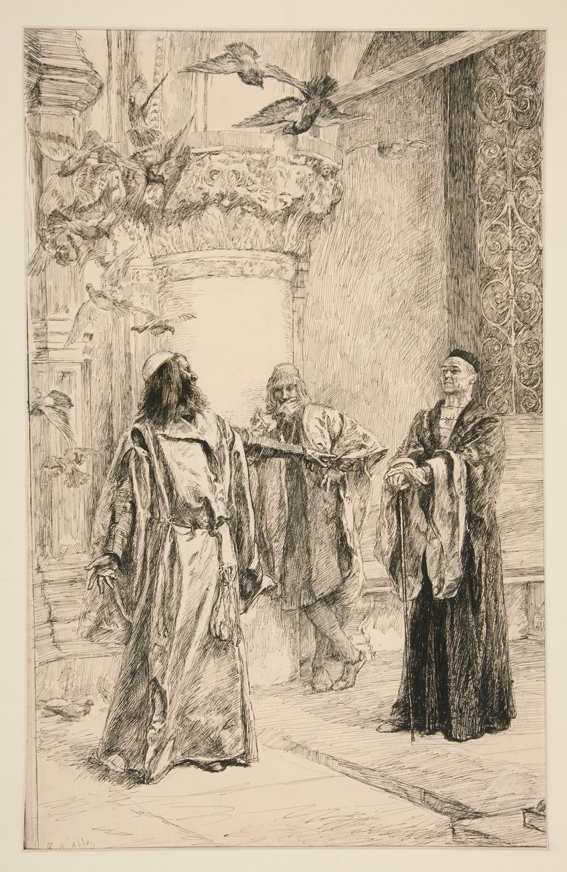 Shylock: alkotó: Edwin Austin Abbey
