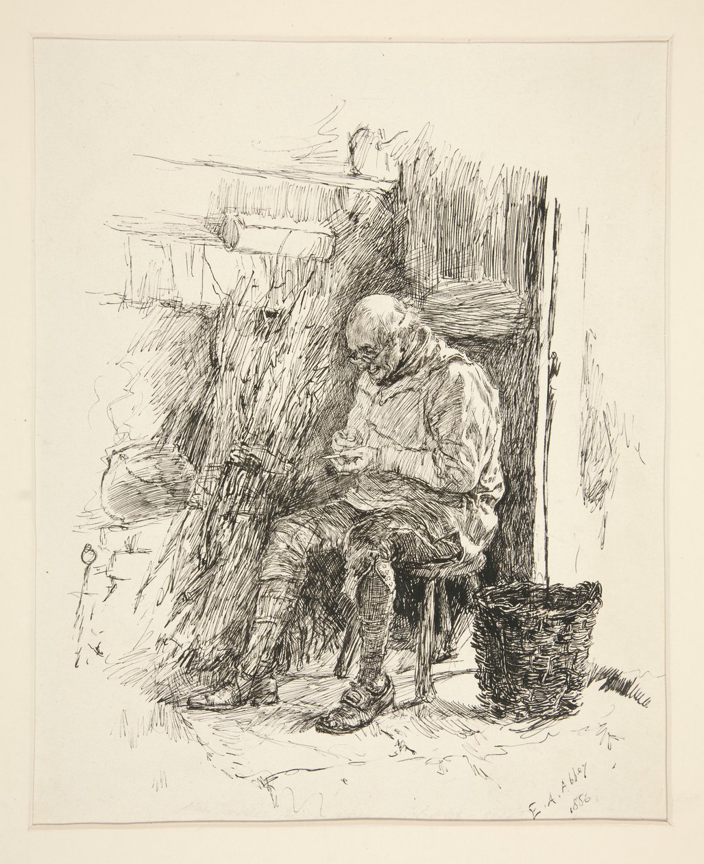 Vázlat ehhez alkotó: Edwin Austin Abbey