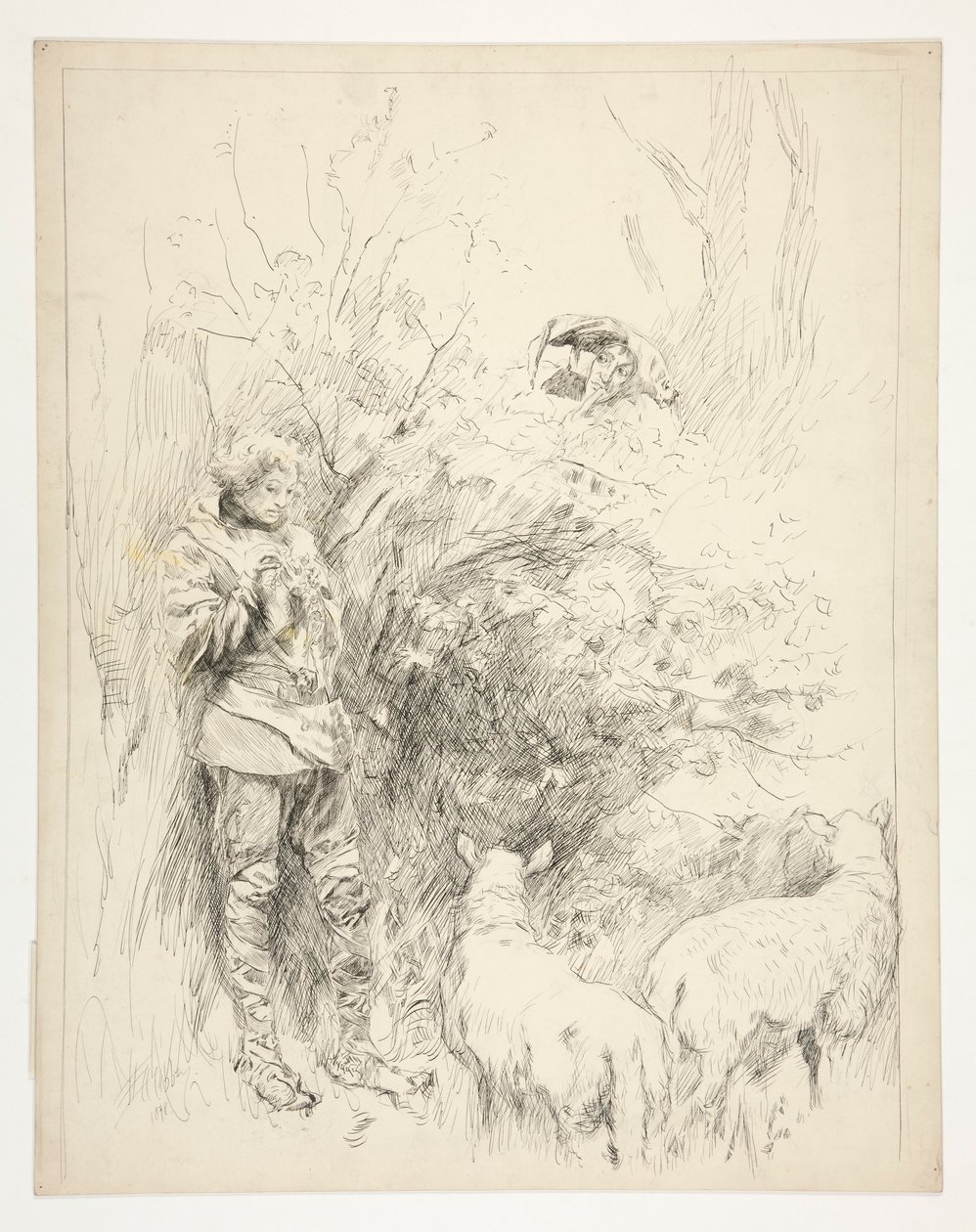 A nárcisz dal. Pásztor és bolond alkotó: Edwin Austin Abbey