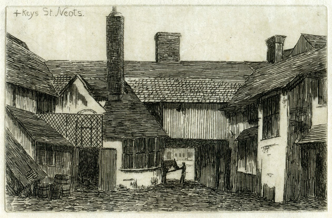 The Cross Keys, St Neots, Cambridgeshire, 1881 alkotó: Edwin Edwards