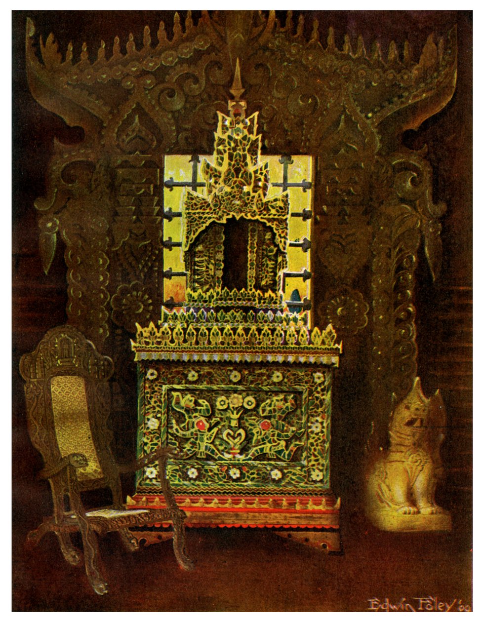 Ázsiai bútorok, 1911-1912. alkotó: Edwin Foley