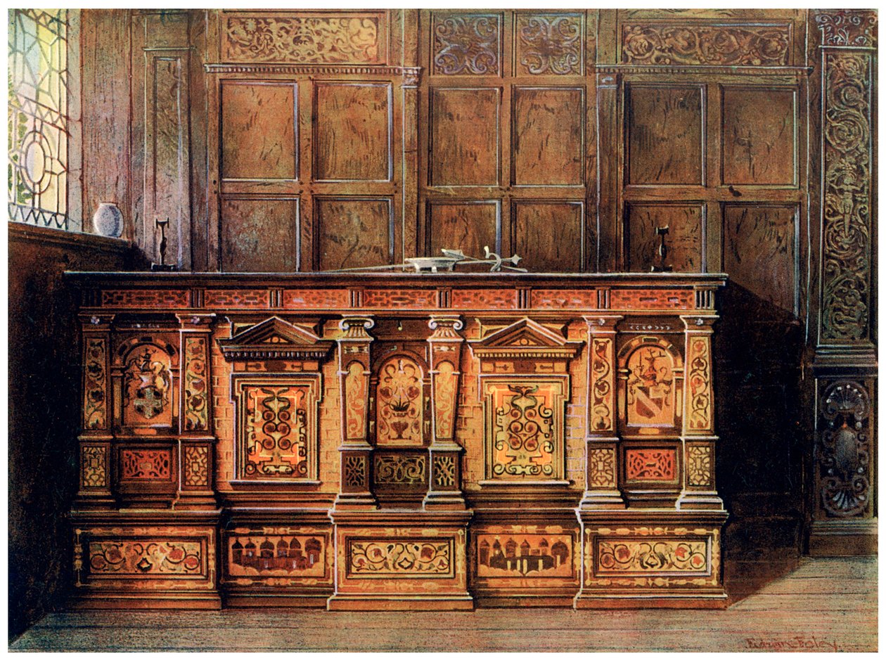 Intarziás műtárgyláda, 1910. alkotó: Edwin Foley
