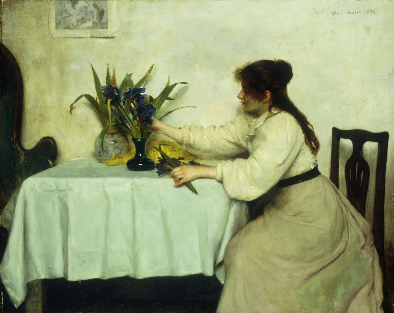 Virágkötés, 1897 alkotó: Edwin Harris