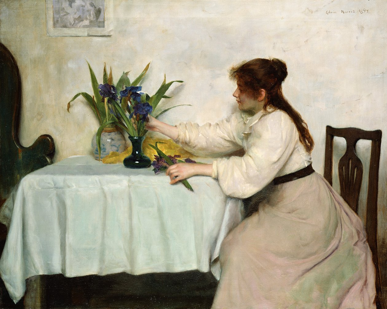 Az íriszek elrendezése alkotó: Edwin Harris