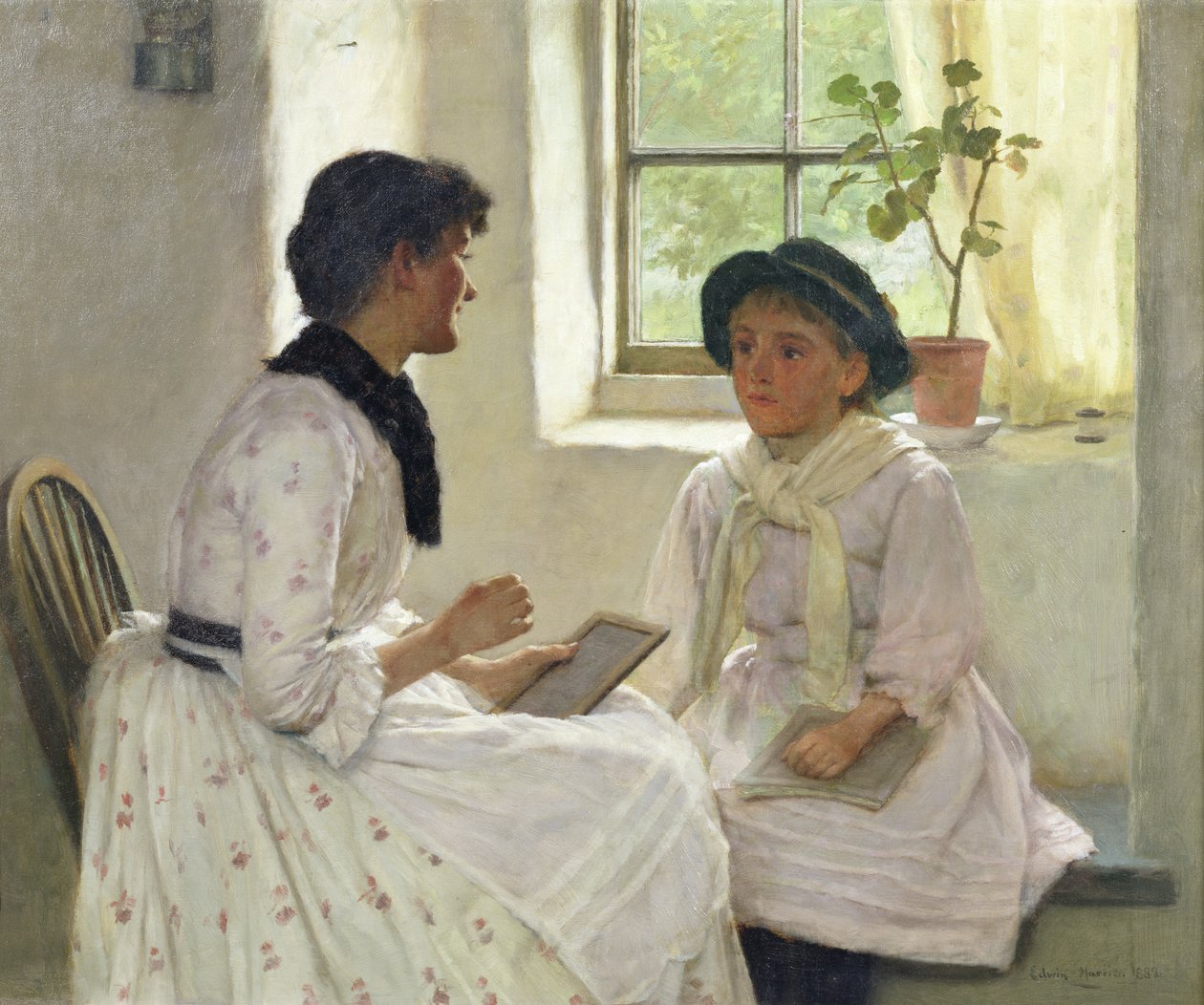 A lecke, 1889 alkotó: Edwin Harris
