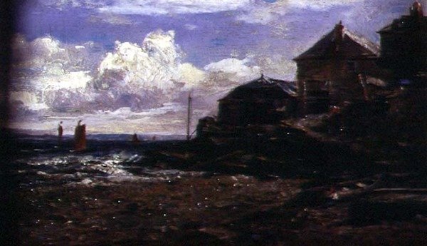 Tengerparti kilátás alkotó: Edwin Hayes