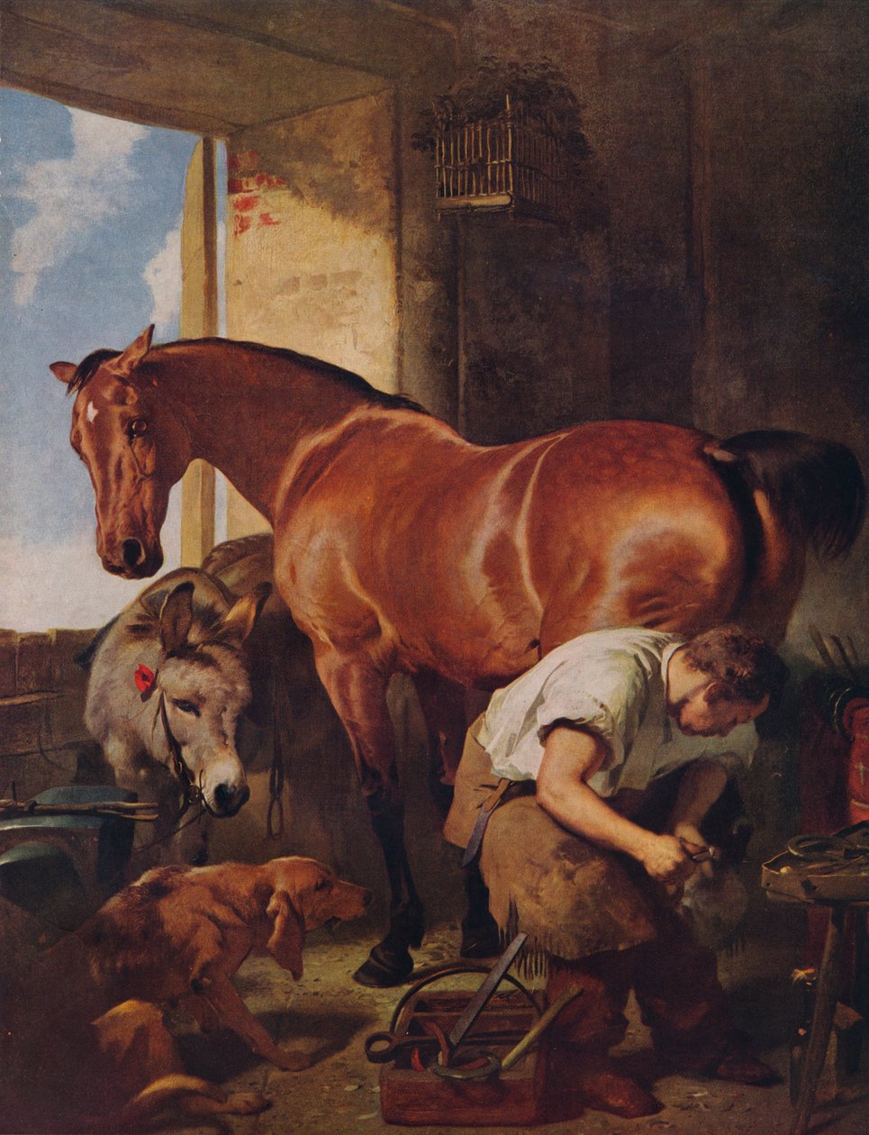 Cipőzés, 1844, 1938 alkotó: Edwin Landseer