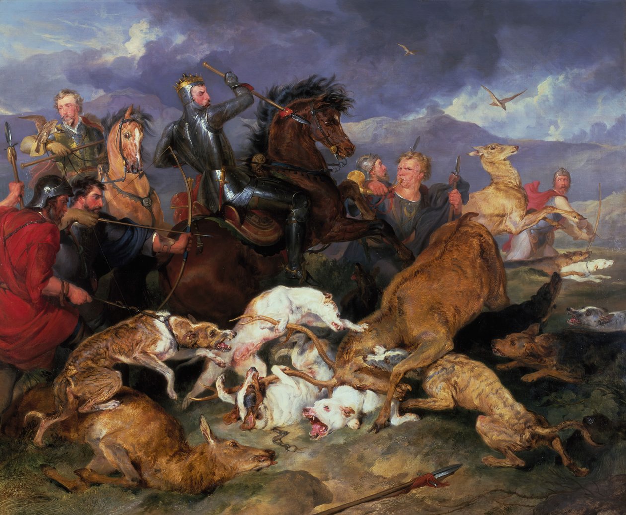 Chevy Chase vadászata, 1826. alkotó: Edwin Henry Landseer