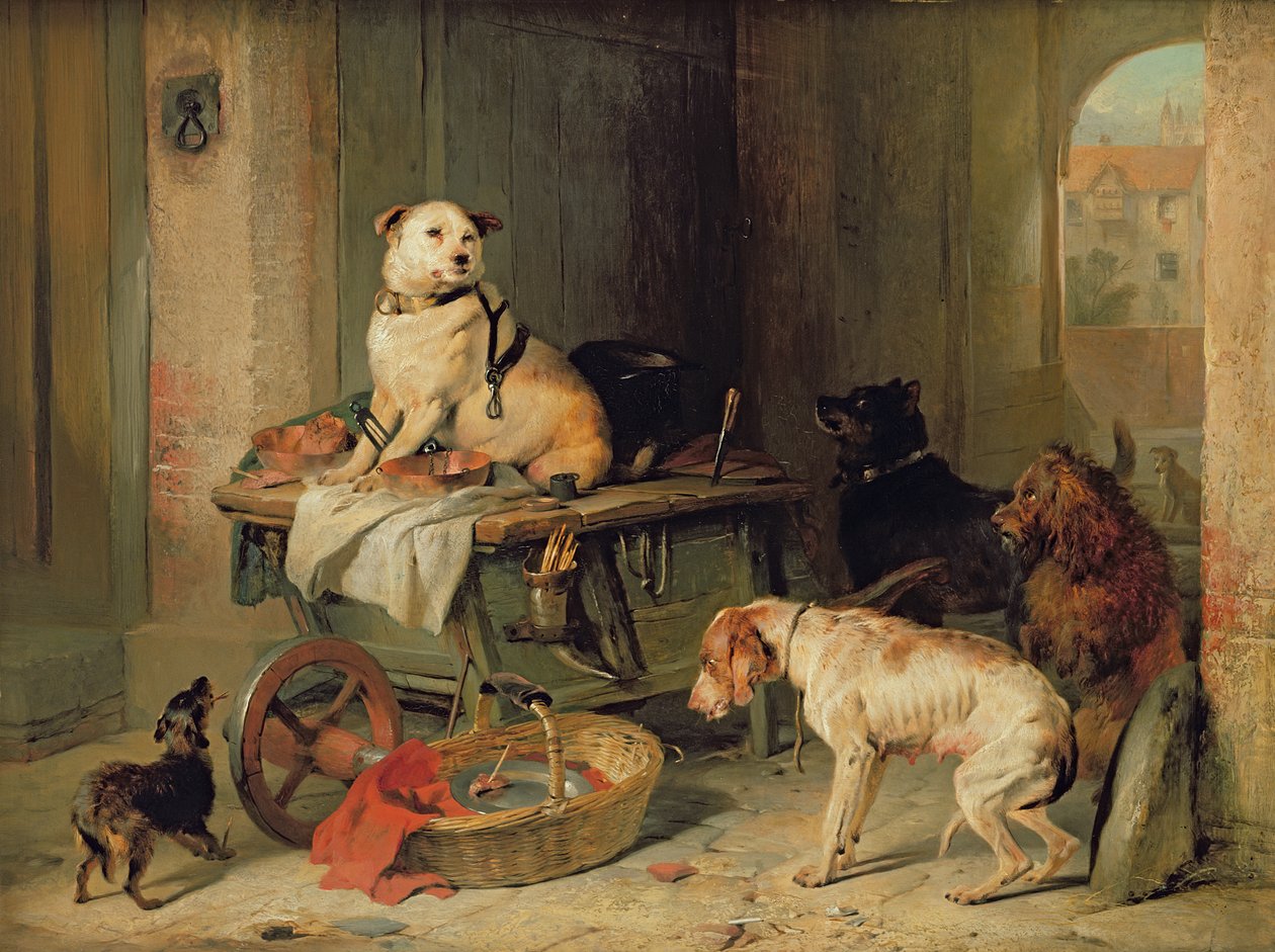 Jack in Office, 1833 körül alkotó: Edwin Landseer
