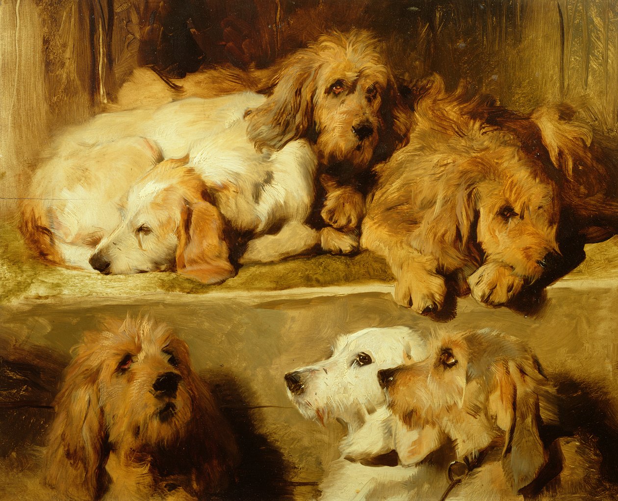 Kutyák egy kennelben alkotó: Edwin Landseer