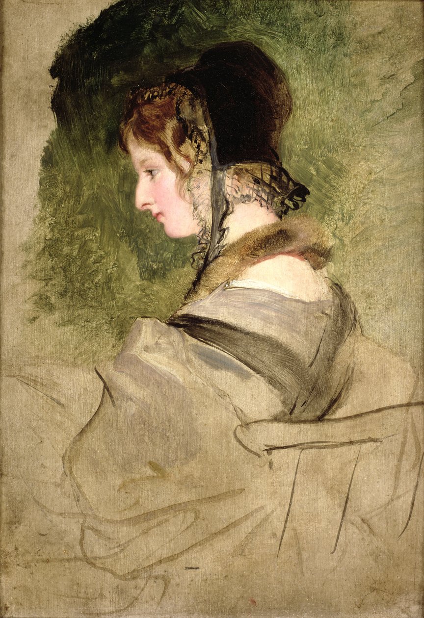 Női portré (olaj) alkotó: Edwin Landseer