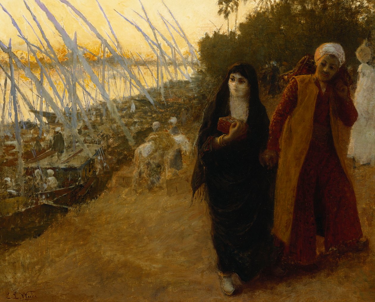 A Nílus mellett, alkotó: Edwin Lord Weeks