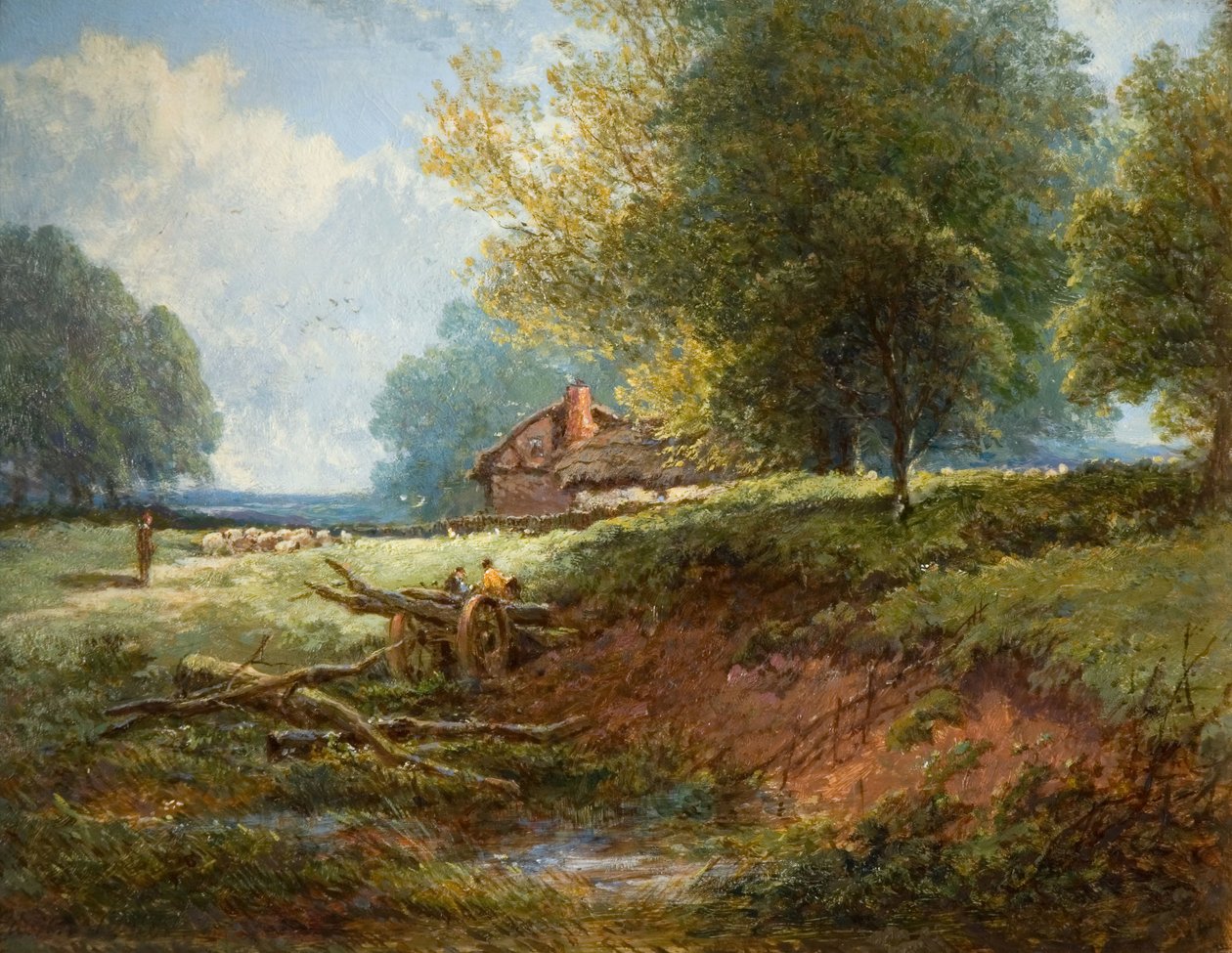 Réti jelenet, 1880. alkotó: Edwin Taylor