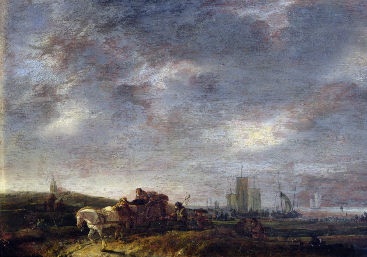 A halászok visszatérése, 1646 alkotó: Egbert van der Poel