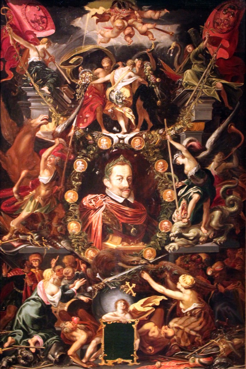 Mátyás császár uralkodásának allegóriája (1557-1619) alkotó: Aegidius Sadeler or Saedeler