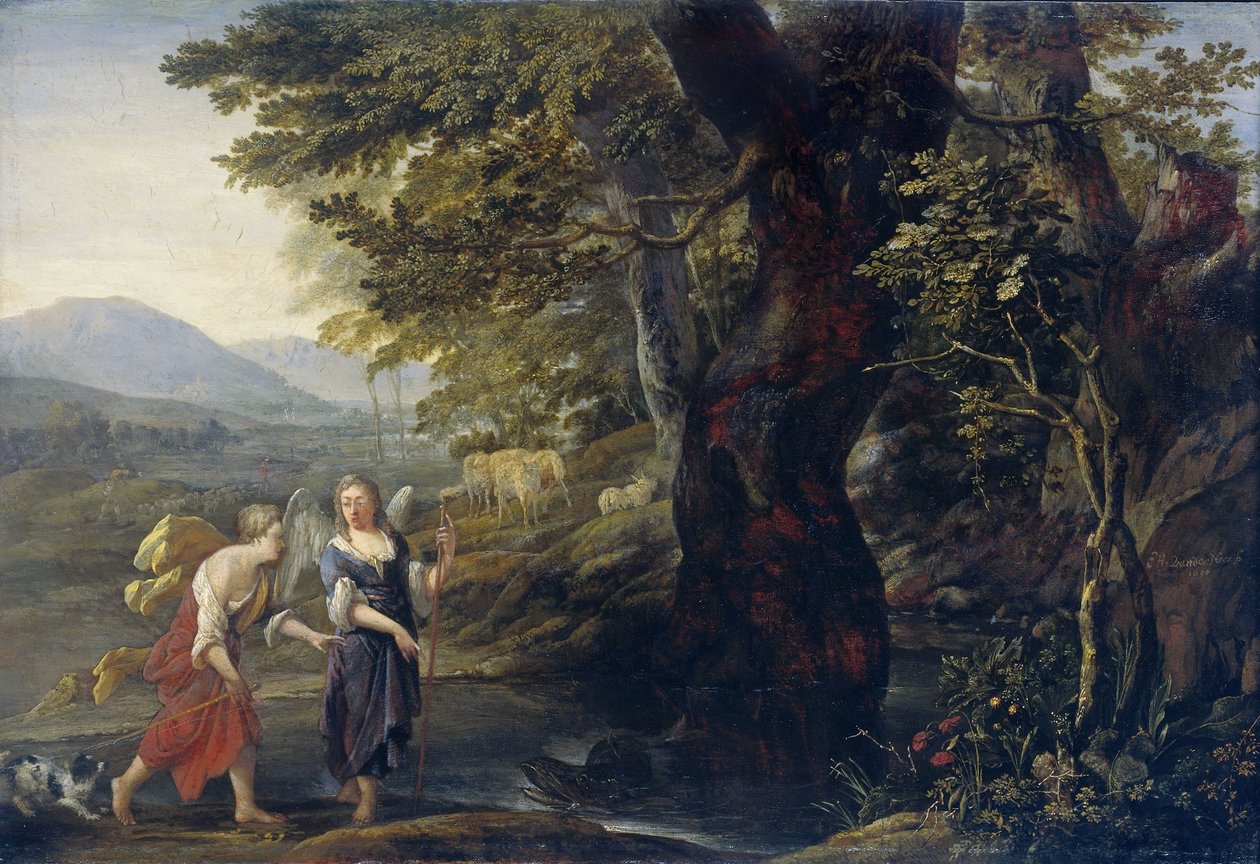 Tóbiás és az angyal alkotó: Eglon van der Neer