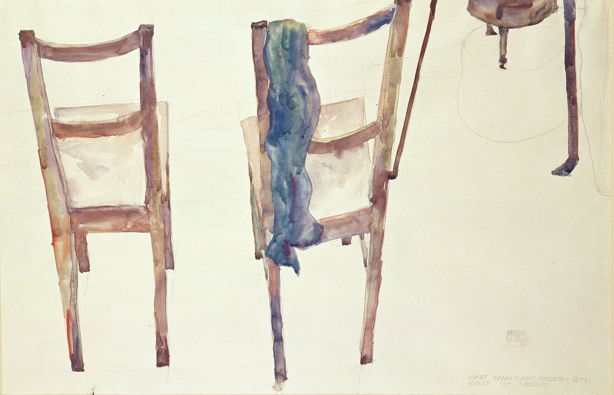 A művészet nem lehet modern: A művészet örök, 1912 alkotó: Egon Schiele