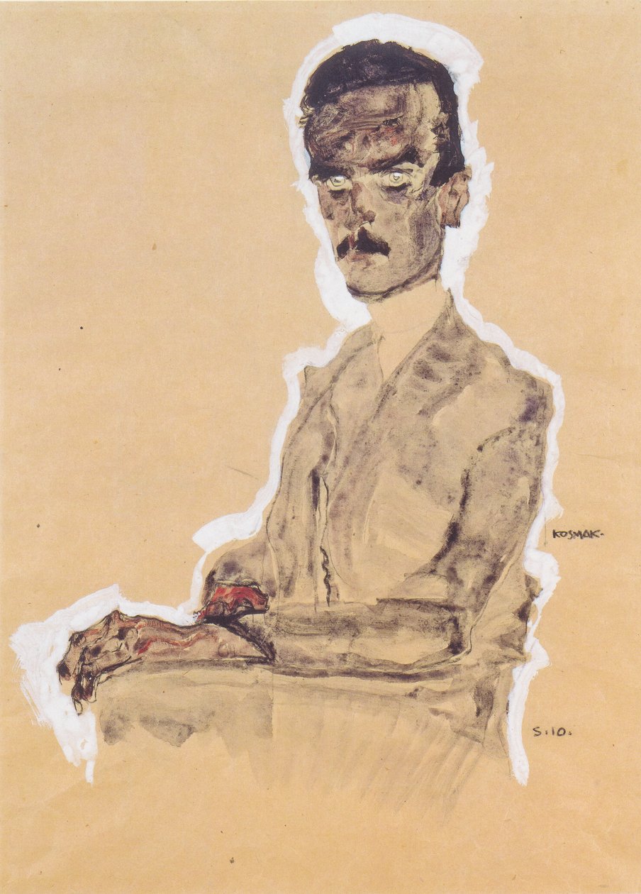 Eduard Kosmack portréja alkotó: Egon Schiele