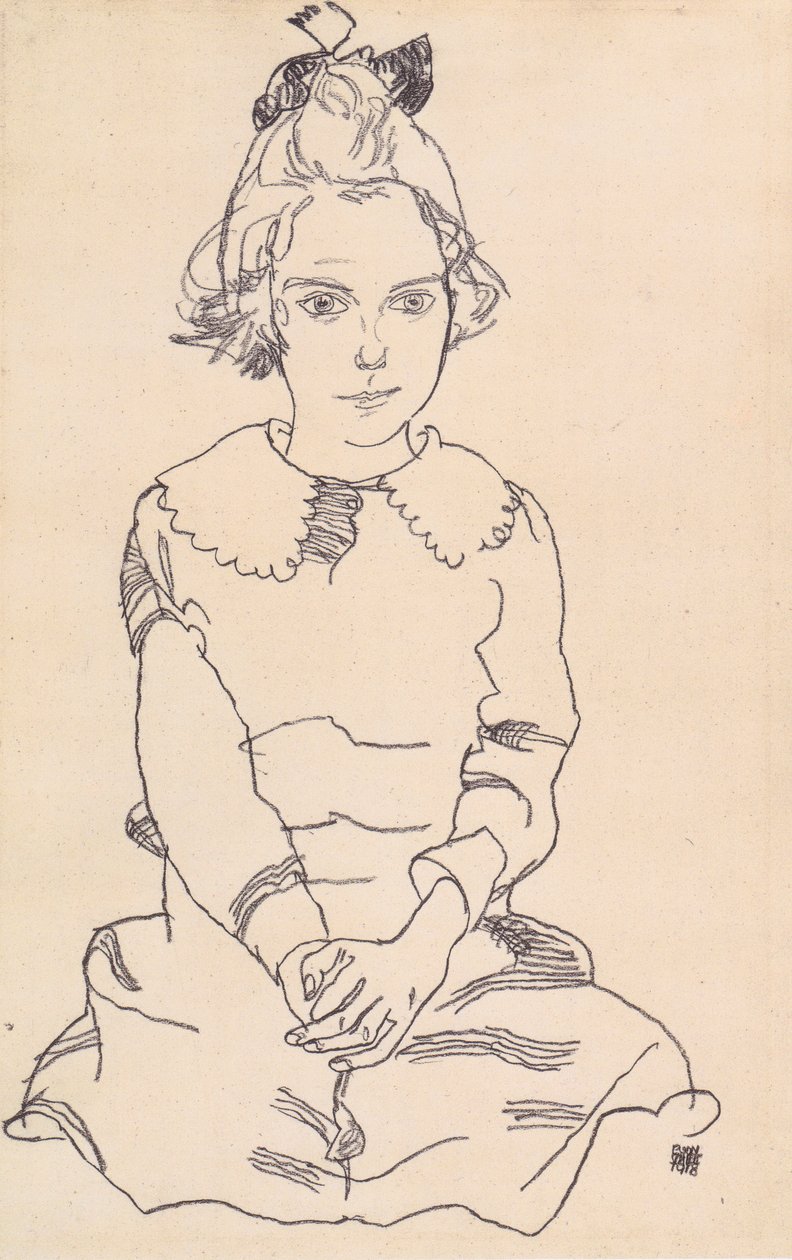 Maria Steiner portréja alkotó: Egon Schiele