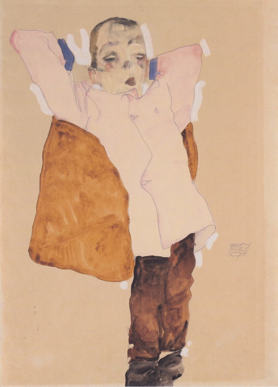 Knabe (kicsi) alkotó: Egon Schiele