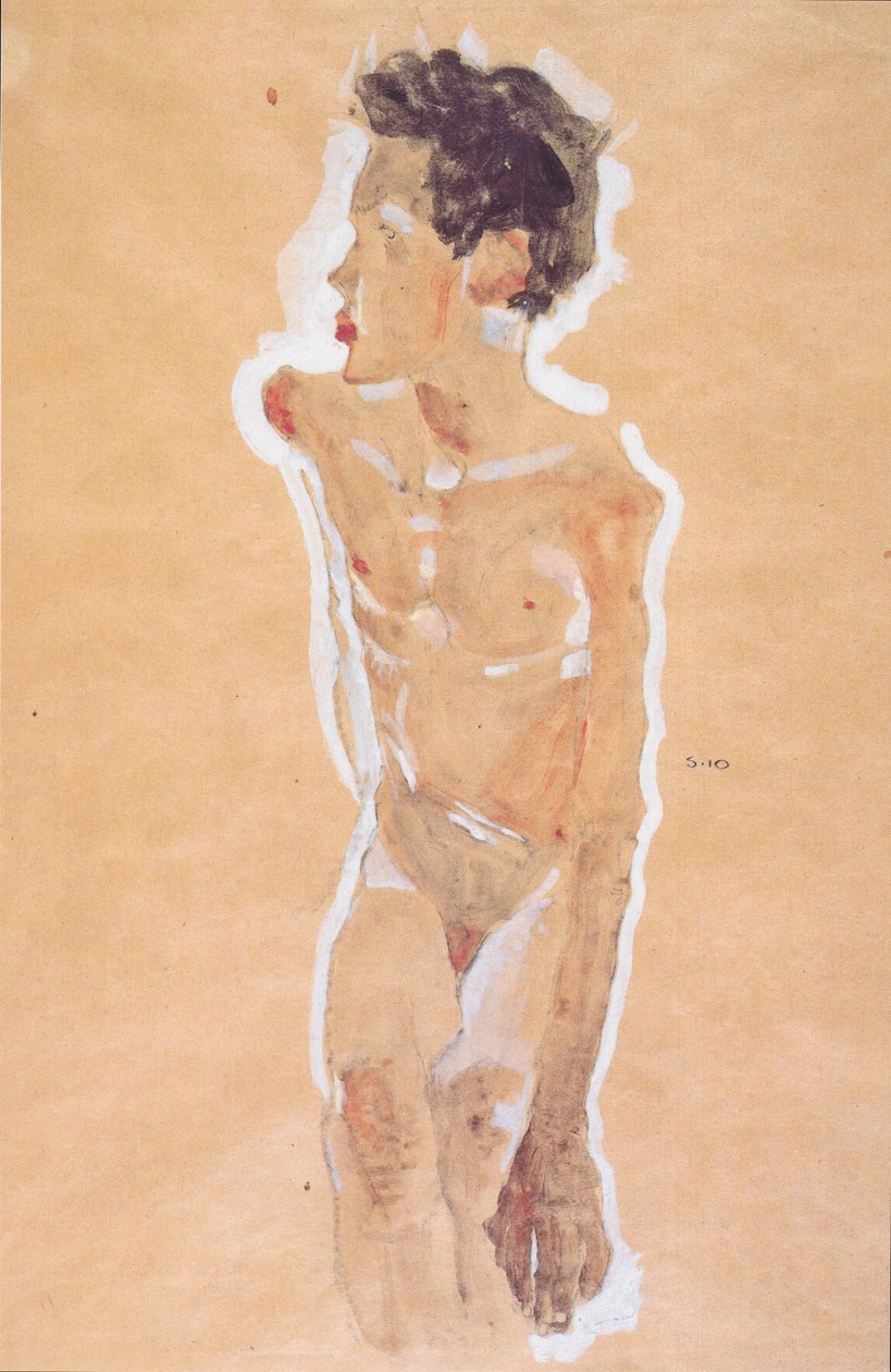 Fiú színész alkotó: Egon Schiele