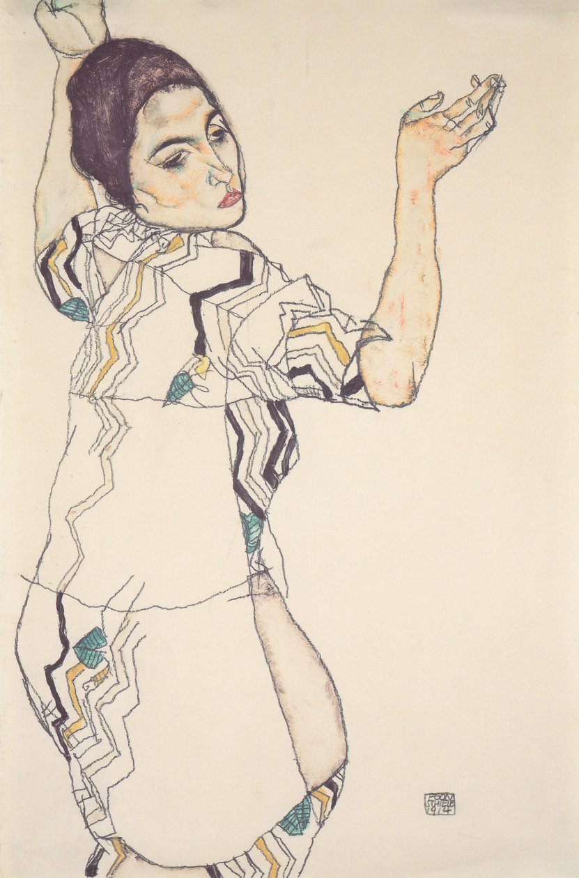 Friederike Maria Beer portréja alkotó: Egon Schiele