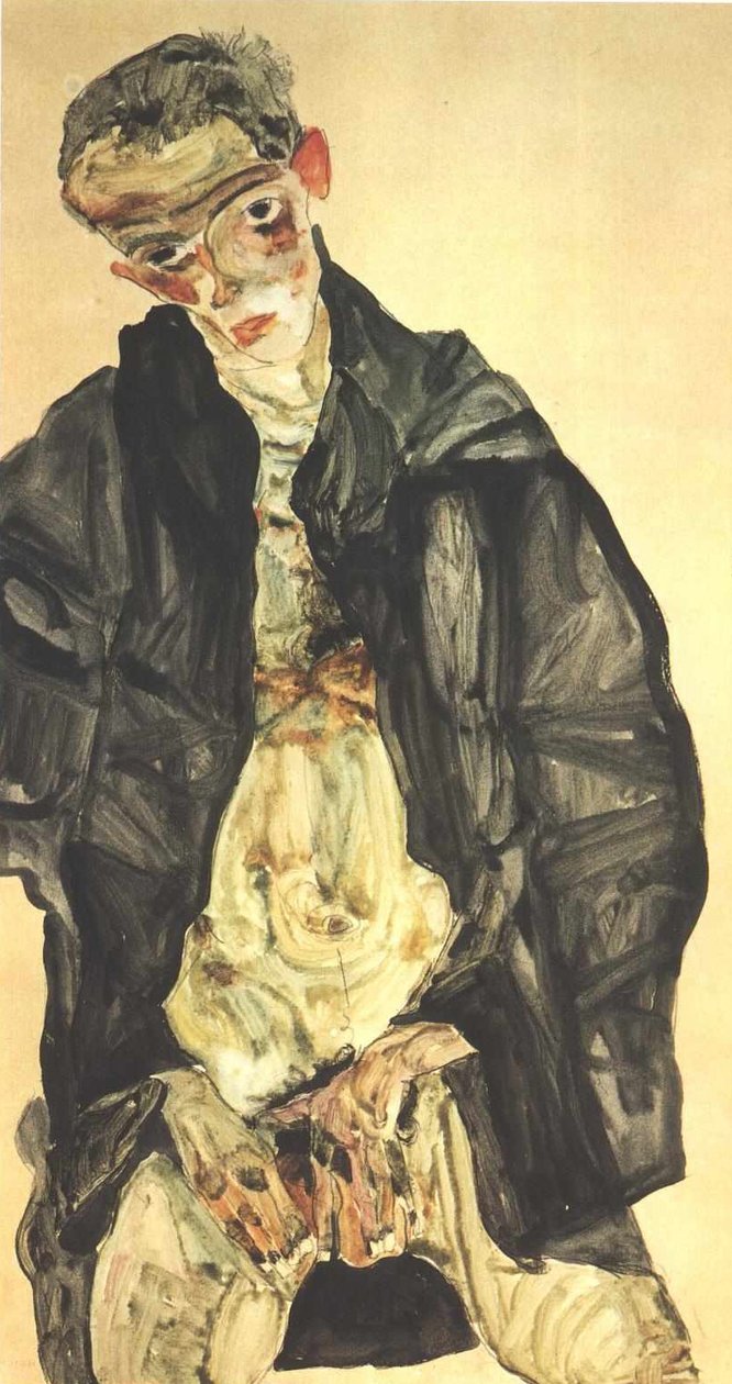 Önarcképzés a gimnáziumban alkotó: Egon Schiele